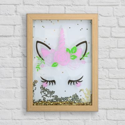 Интерьерная рамка с шейкером "Единорог"