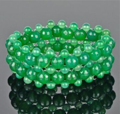 Браслет Агат "Макраме" арт. бП1006