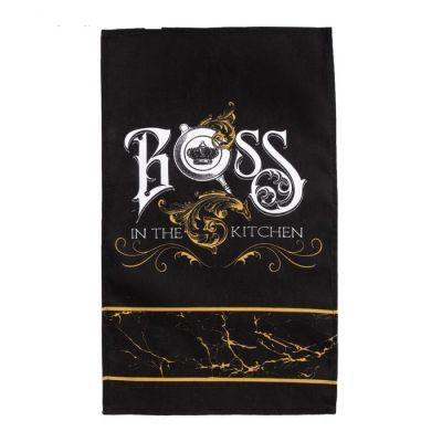 Фартук в наборе 3 в1 "Boss": фартук, полотенце 35х60см, прихватка