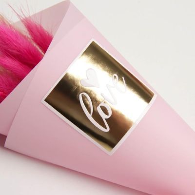 Букет из сухоцветов Love, 13 × 21 × 5 см