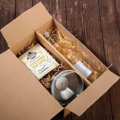 Подарочный набор для изготовления настоек "Настоящему мужчине"