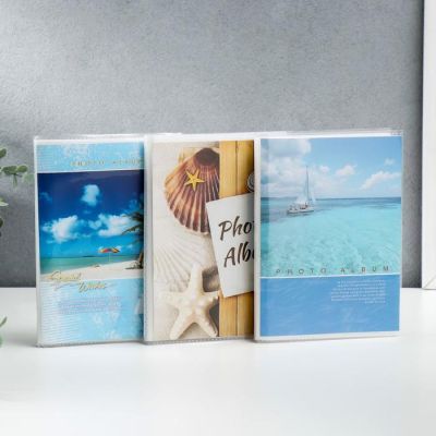 Фотоальбом BRAUBERG на 36 фото 10х15 см "Вид на океан"  МИКС