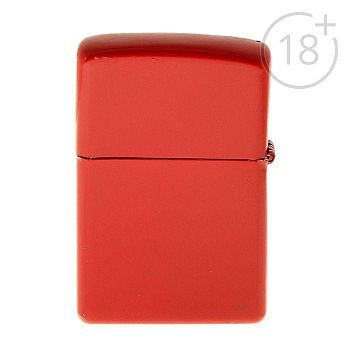 Зажигалка «Классика», красный, кремний, бензин