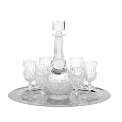 Набор из 6 бокалов для вина (120 мл.) с графином на подносе