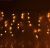 Гирлянда уличная "Бахрома" (Ш:3 м, В:0,6 м, нить темная, желтый)