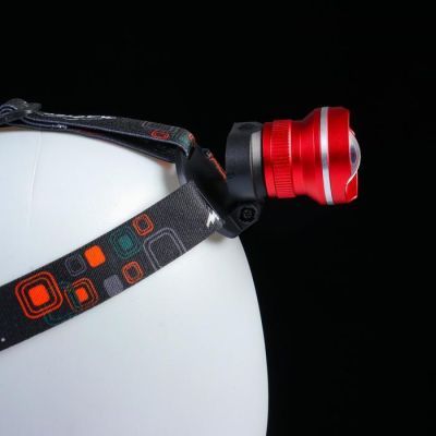 Фонарь налобный аккумуляторный "Мастер К.", 1 led, 3 режима, от сети, 4.5 х 6.5 см