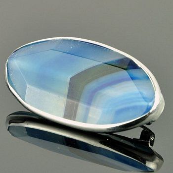 Брошь Агат "Тибет" арт. бшНАГ-386