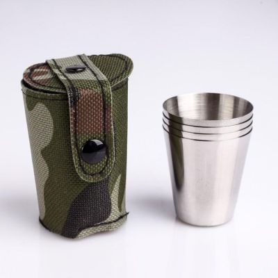 Набор стопок, серия: 23 Февраля, 4 шт × 30 мл, стопка 4 х 3.5 см