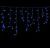 Гирлянда уличная "Бахрома" (Ш:4 м, В:0,6 м, нить силикон, синий)