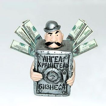 Ангел-хранитель бизнеса (сейф)  8х8х8см