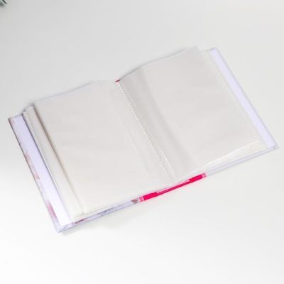 Фотоальбом на 100 фото "Пинетки" розовый