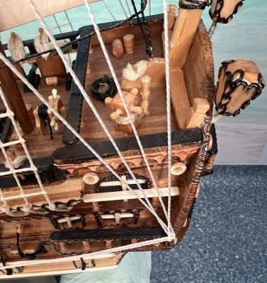 Модель корабля ручной работы №21