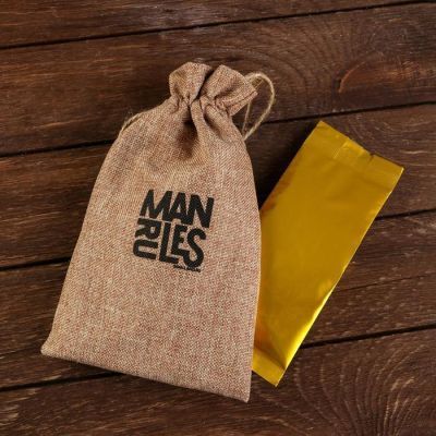 Подарочный набор True man: фляга 210 мл, чай 25 г..