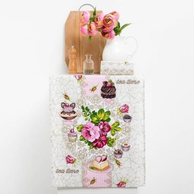 Полотенце DomoVita Чаепитие,МИКС 45х60 см, хлопок 100%, 170 г/м²