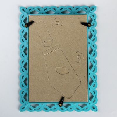 Фоторамка 10х15 см, пластик L-7 бирюзовый, с небьющимся стеклом