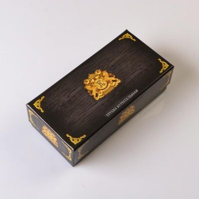 Трубка "Командор", с черными вкраплениями, 14 см