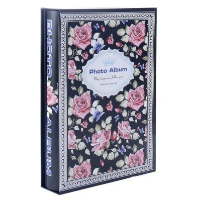 Фотоальбом на 180 фото 10х15 см "Россыпь цветов" в коробке МИКС 33,5х23х5,5 см