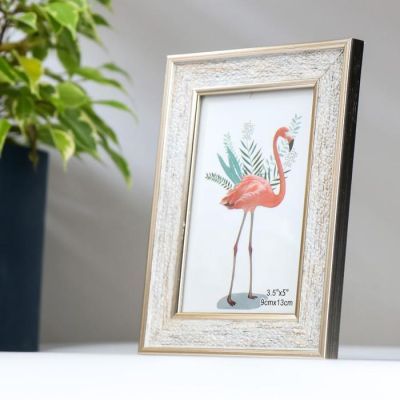 Фоторамка пластик 9х13 см "Рисовые хлопья" 16х12х2 см