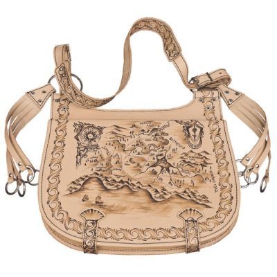 Набор охотника «Вепрь» в сумке из натуральной кожи (3 персоны)