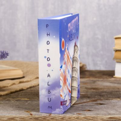 Фотоальбом на 40 фото 10х15 см "Башни и карты" в коробке МИКС 17х14х5 см