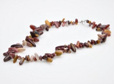 Бусы Яшма "Радужное сияние" арт. НЯШ -6(20)-48-10