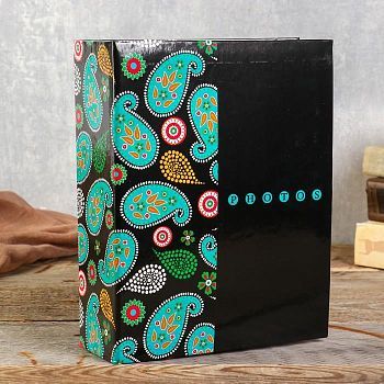 Фотоальбом BRAUBERG на 304 фотографии 10х15 см "Пейсли"