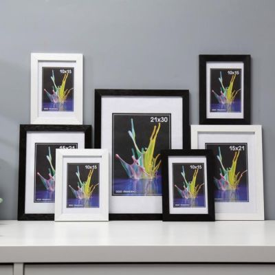 Набор фоторамок 21х30, 15х21, 10х15 см (чёрно-белый) 7 шт