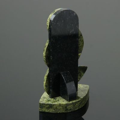 Часы "Куколка", 9х5х16 см, змеевик