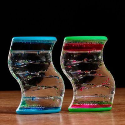 Гелевые песочные часы "Волна", 13х10 см, микс