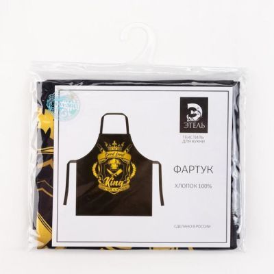 Фартук "Этель" KING 73х71 см, 100% хл, саржа 190 гр/м2