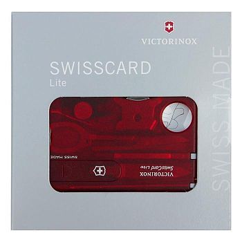 Швейцарская карточка VICTORINOX SwissCard Lite 0.7300.T, 13 функций