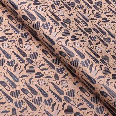 Бумага упаковочная крафт "Галстуки", 50 х 70 см