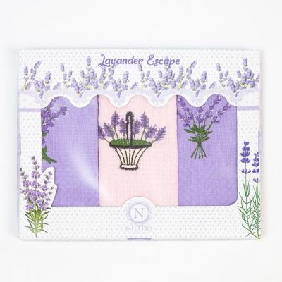 Набор вафельных полотенец 40х60 см LAVANTA-174, 3 шт