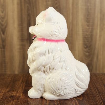 Копилка "Собака Шпиц", глянец