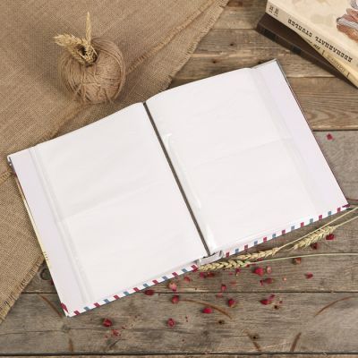 Фотоальбом на 200 фото 13х18 см "Ретро" в коробке МИКС 29,5х23х5,5 см