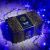 Гирлянда «Занавес» 2 × 1.5 м, IP44, УМС, тёмная нить, 360 LED, свечение синее, 220 В