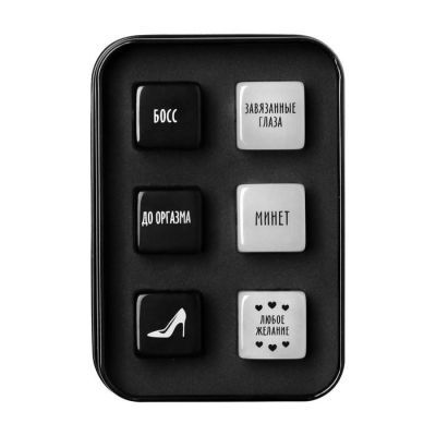 Кубики для двоих «Территория соблазна. Чувственное удовольствие», 3 неоновых кубика, 3 пластиковых кубика, 18+