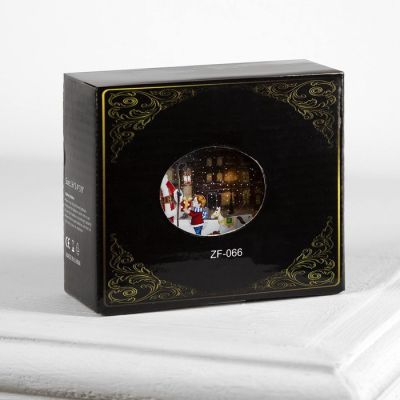 Светодиодная фигура «Телевизор с Дедом Морозом» 10 × 8 × 4 см, пластик, батарейки CR2032х2, свечение мульти (RGB)