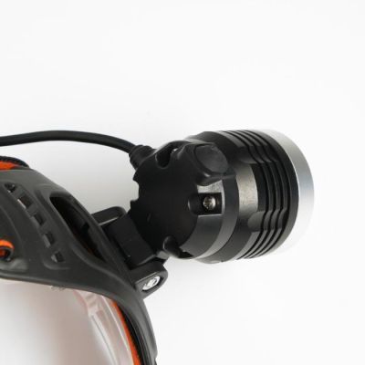 Фонарь налобный, аккумуляторный "Мастер К", 5 реж, T6 и COB лента, 200 лм,ЗУ 220V 5.5х8.5 см