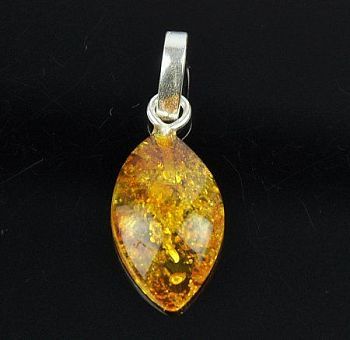 Кулон Янтарь "Золотой дождь" арт.ЯК-072