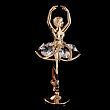 Сувенир с кристаллами Swarovski "Балерина" 11,9х5,5 см