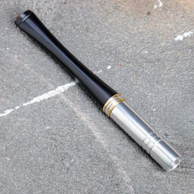 Мундштук металлический, короткий, 10 см