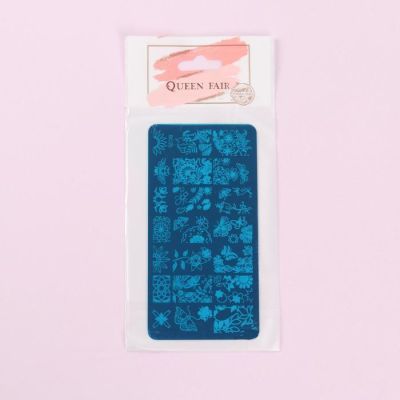 Диск для стемпинга металлический «Пчела», 6 × 12 см