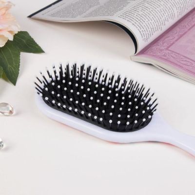 Расчёска массажная, 7,5 × 23 см, рисунок МИКС