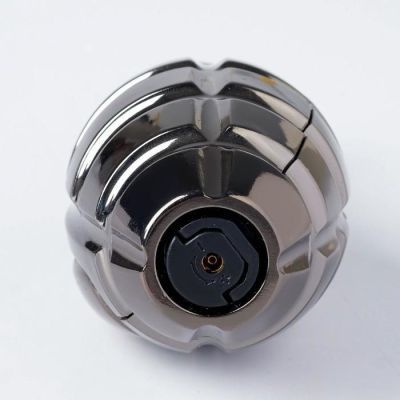 Зажигалка газовая "Граната", пьезо, 11х5х5 см, чёрная