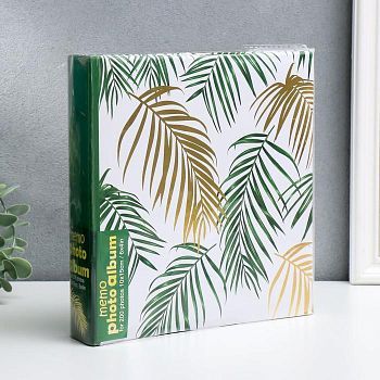 Фотоальбом "Пальмовые листья" на 200 фото, 50 листов, 10х15 см