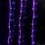 Гирлянда «Водопад» 2 × 1.5 м, IP20, прозрачная нить, 400 LED, свечение фиолетовое, 8 режимов, 220 В