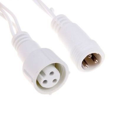 Гирлянда уличная "Бахрома" (Ш:3 м, В:0,6 м, нить белая)