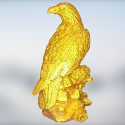 Копилка "Орел золотой на скале", 30 см
