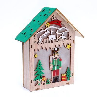 Новогодний декор с подсветкой «Щелкунчик» 15 × 5,5 × 18 см